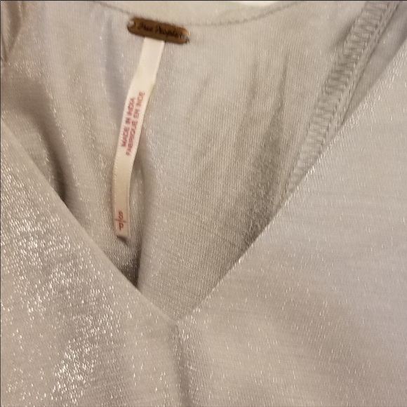 Free People stunning silver layered dress - Picture 9 of 12